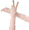 Ekakashop Damen Armstulpen 1 Paar UV-Sonnenschutz Ärmlinge Ärmel Arm Sleeves Armwärmer Elegante Blumen Spitzen lange Handschuhe Fahrradhandschuhe für Fahren,Radfahren,Golf volleyball zubehör,Rosa