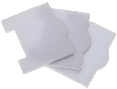 vhbw Lot de 3x filtres d'aspirateur compatible avec Kärcher NT 65/2 Eco Tc, NT 65/2 Eco Me Tc, NT 65/2 Eco Me aspirateur - Filtre mousse
