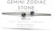 Zodiac Crystal Bracelet - Star Sign Crystal Bracelet - Natural Gemstone Zodiac Bracelet (Gemini)