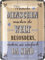 LANOLU Retro Blechschild MANCHE MENSCHEN, lustige Sprüche Schild Freundschaft, Shabby Chic Deko, Geschenke für beste Freunde, Retro Farmhouse Deko, vintage Metallschilder 15x20cm