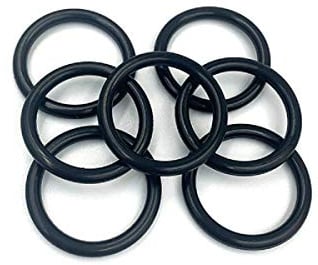 Boxonly 50 Stück Nitrilkautschuk O-Ring 10mm Außendurchmesser 8mm x 1mm Breite Dichtungsring Metrisch Schwarz