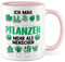 Pagma Druck Tasse Ich Mag Pflanzen Mehr Als Menschen, Kaffeetasse Gärtner Topfpflanze Blumen-Liebhaber, Geschenkidee Umwelt Büro Deko Lustig Garten Kaffee-Becher (Weiß/Rosa, 330 Milliliters)