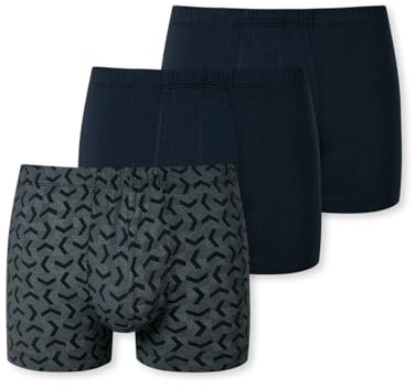 Schiesser Herren 3 Pack Unterwäsche Shorts mit weichem Bund Bio Baumwolle Multipack - 95/5 Organic, Sortiert 1_181883, 6