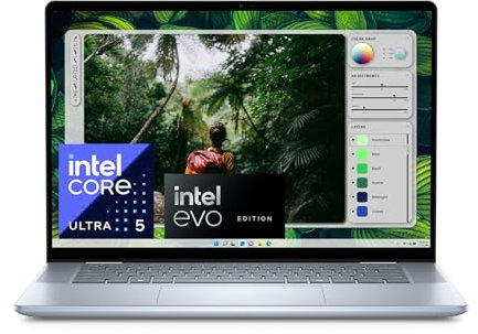 Dell Inspiron 16 PC Portable 2-en-1 écran 16 FHD+ (1920 x 1200), Intel Core Ultra 5 Series 1, Graphique Intel, 16 Go RAM, 512 Go SSD, Windows 11 Home, Clavier AZERTY rétroéclairé, Bleu