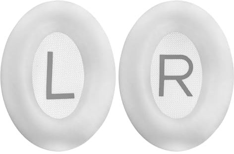 Replacement Ear Pads for Bose QuietComfort 45 (QC45) Headphones, Ear Pads Cushions with QCSE (QC SE)/New QC Wireless High-Density Noise Isolation Foam, Made Soft Protein Rubber Leather