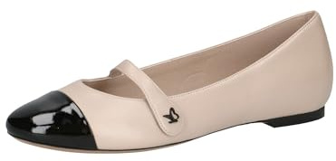 CAPRICE Women Ballet Flats Leather with Strap