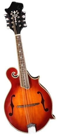 Mandolinen-Instrumentensatz Handgefertigte Begleitqualität Vollmassive Mandoline F-Form Saiteninstrument Mandoline