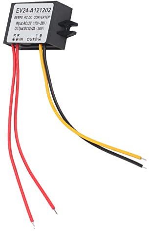 DC 12V Power Supply, AC-DC Converter, Overvoltage, Overcurrent, Short Circuit AC 10-28V for Motor Monitor Camera (2A)