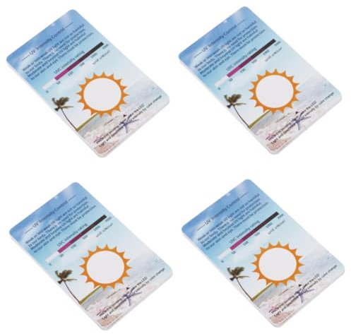 BESPORTBLE 24stücke Uv-testkarten Für Reptilien Präzise Uv-identifizierungskarten Messung Von Terrarien Leicht Und Tragbar Für Tierhalter