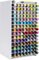 Marker Organizer und Stifte Regal für Kinder - PVC Aufbewahrung Mit Schrauben für Kreative Köpfe - Schreibtisch Organizer für Copic&Ohuhu Markers (für 120 Marker)
