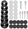 32 Stück Sägeblatt Kreissägeblatt Set, Mini Trennscheiben Kompatibel Drehwerkzeug Rotationswerkzeuge, HSS-Kreissägeblätter mit 1/8 Zoll Schaft für Holz, Metall, Plastik, Fiberglas, Stein