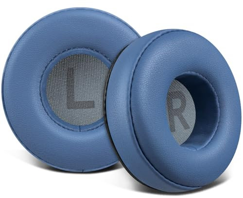 SOULWIT 70mm Ersatzpolster Ersatz Ohrpolster für JBL Tune 450BT (T450BT)/Tune 460BT (T460BT)/Tune 500BT (T500BT)/Tune 510BT/Tune 520BT,Polster für JR 300BT/JR300/JR 310BT/JR310/E40BT