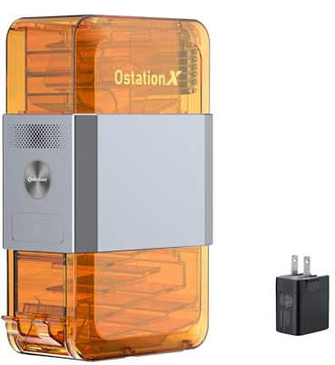 OLIGHT Ostation X AA 3-in-1 Smart Battery Charger, Tester and Organizer for 32 Rechargeable AA Ni-MH Batteries, for Home Use, Public Sector, Commercial, DIY (Batteries Not Included)