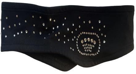Hellery Stirnband Kinder Eiskunstlauf Haarband Sport Kopfschmuck Schweißband Aus Atmungsaktivem Polyester für Zusätzliche Wärme Und Schweißaufnahme für Winter