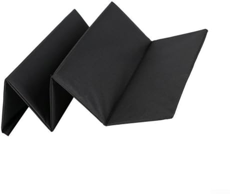 Camping Wagen Einlegeboden Wasserdicht, Faltbare Wagon Matte mit PP-Verstärkung für Camping Garten Strand, Stoßfest und Leise, Schwarz(100 * 50CM)