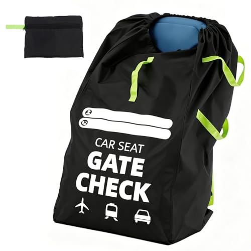 Yoassi Transporttasche Kinderwagen Kindersitz Flugzeug, Faltbare Schutzhülle für Buggy, Babyschale Tasche, Autositz, wasserdichte Universale Reisetasche mit Schultergurt