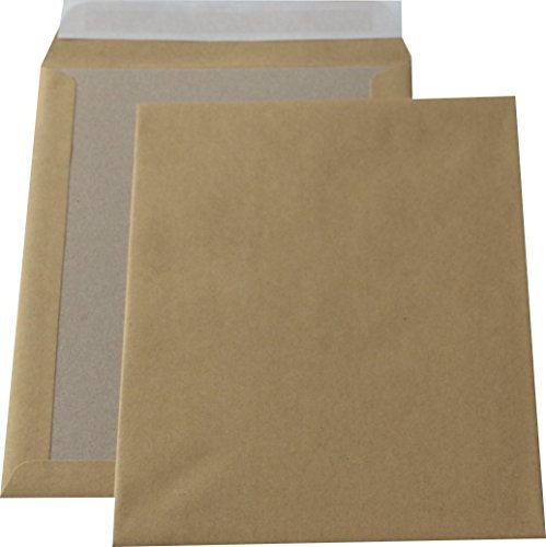 10 St. C4 Papprückwand Versandtaschen braun 120 gr. Kuvert Haftklebend Briefumschläge HK Briefhüllen