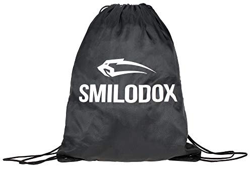 SMILODOX Turnbeutel Classic Unisex - Rucksack Damen, Sporttasche, Rucksack Herren, Stoffbeutel - Ideal für Fitness, Gym & Reisen - Strapazierfähiger Sportbeutel mit Kordelzug, Klassisches Design