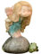 Gemmia Miniatur-Feengarten Frosch Figurine- Freundschaft