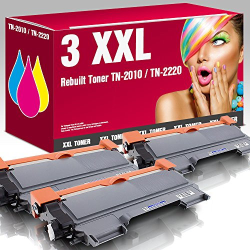 3X Kompatibler Toner TN-2220 TN-2010 für Brother MFC-7360N DCP-7055 HL-2130 DCP-7065DN Fax 2840 HL-2270DW MFC-7460DN MFC-7860DW TN2010 TN2220