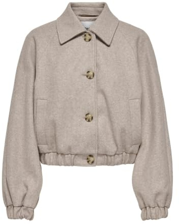 ONLY Damen Onlnancy Life Collar Jacket Cc Otw Kurzmantel