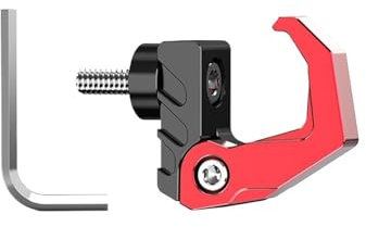 EdvenA Colgador de Gancho for Motocicleta, Tornillo Duradero de 6mm, Bolsas for Casco de Motocicleta, Gadget, Guante, Soporte de Transporte for Botella de Scooter