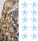 Mezrkuwr Lot de 10 mini pinces à cheveux en forme de fleurs bleues avec strass - Pinces à cheveux décoratives pour mariage