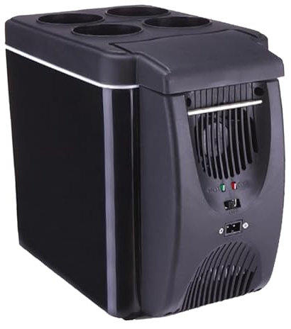 Generico Congelatore portatile da viaggio, frigorifero portatile per auto, congelatore multiuso silenzioso - Frigo portatile antiurto salvaspazio da 6 litri, frigorifero da esterno per picnic, SUV