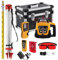 KayEsampra Niveau laser rotatif, Autonivelant Balayage Rotative 360° Verticale Horizontale Auto-Alignement Faisceau Rouge 500 m avec Trépied en aluminium pour Travaux de Construction