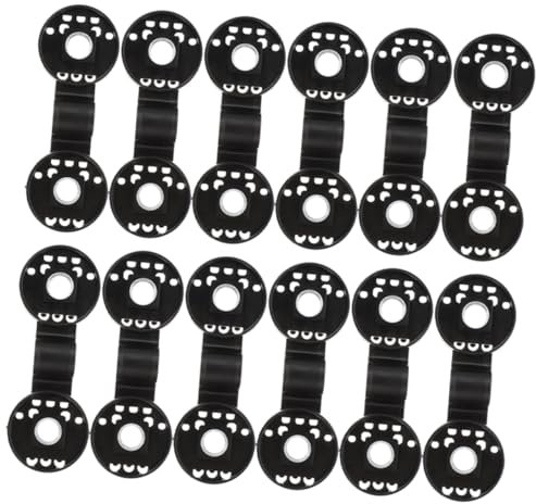 BESPORTBLE 20piezas Clips De Plástico para Fijación De Sombra Abrazaderas para Invernadero y Jardín Herramientas De Sujeción Versátiles y Reutilizables