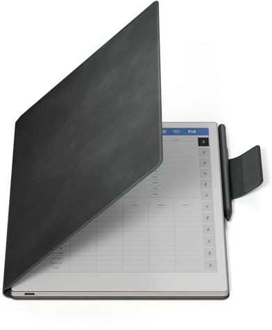 Ayotu Étui pour Remarkable Paper Pro, Folio en Cuir PU Premium avec Boucle pour Stylo, Couverture Magnétique Intelligente pour Remarkable Paper Pro 11,8, avec Adhésion Premium (Gris)