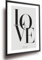 Lineo® Personalisiertes Liebes-Poster; Romantisches Geschenk mit Namen & Datum – Individuelles Wandbild für Paare für Hochzeit & Jahrestag (Love 2, 42L x 30B cm, Gerahmt)