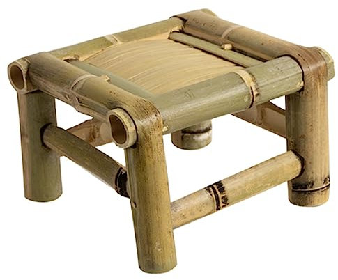 IMIKEYA Retro Vintage Webhocker - Natürlicher Sitz Für Badezimmer Und Waschküche