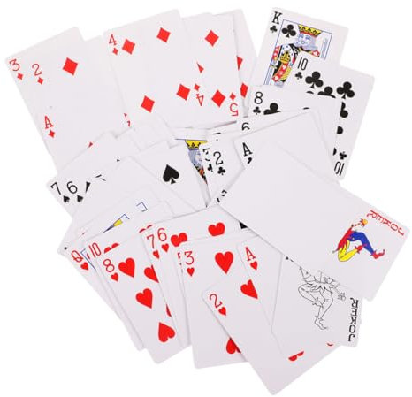 KOMBIUDA Erstellen Sie einzigartige Pokerhand-Poster. Wärmeübertragungskarten für selbstgemachte Spielkarten aus Papier. Leere Spielkarten. Kartenherstellung
