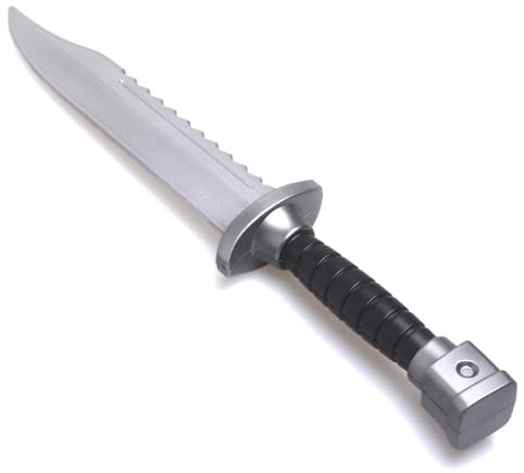 Hoappa PU Foam Sword Weapon Toy for Cosplay Costume Accessory Prop, 37cm Long Realistic Fake Dagger