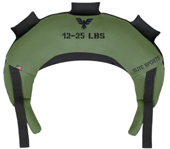 Elite Sports Bulgarische Segeltuchtasche für Crossfit, Fitness Canvas MMA Gym Cross Training Sandsack