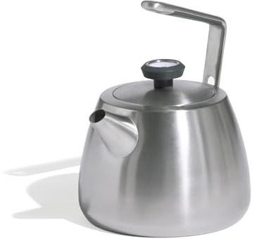 Made In Cookware - 2 QT Kettle - Stainless Steel - With Built-In Temperature Gauge - Includes Handle Sleeve - Induction Compatible