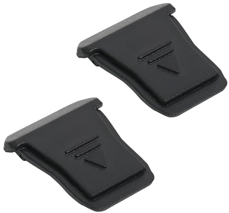 2 Stück Blitzschuh Abdeckung Kompatibel mit EOS R3, R5II, R5C, R6II, R7, R8, R10, R50 - Staubdichte und Fleckengeschützte Schuhüberzieher, Ersetzt ER-SC2, Schwarz