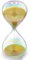 SuLiao Hourglass Sablier doré 10 minutes Grand sablier en verre coloré 10 minutes Verre de sable pour enfants, salle de classe, maison, bureau, décoration de bureau