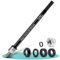 BUERPINKING Steckachse Fahrradanhänger, Adapter Fahrradanhänger, M12 x P1.5, 160-178mm, Cube Steckachse Anhänger, Präzisionsgewinde, Einstelbare Schaftlänge