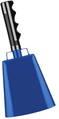 Lerpwige 22,9 cm große Kuhglocken aus Metall mit Griff, für Abschlussfeier, Zeremonie, für Sportveranstaltungen, Jubeln und Festivals