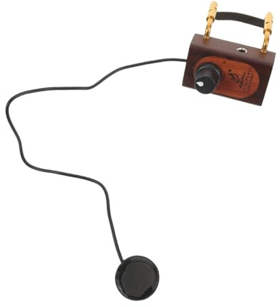 NOLITOY Kleiner Violin Tonabnehmer mit Kraftvoller Klangverstärkung und Metallclip Leicht für Mobile Aufnahmen und Outdoor Konzerte