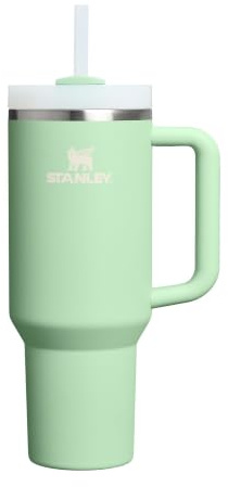 Stanley 1913 Quencher H2.0 FlowState Trinkbecher 1.2L - Pistachio | Kühlt 11 Std. - 48 Std. eisgekühlt - Mit Strohhalm, Griff und Deckel - Spülmaschinenfest - BPA-frei