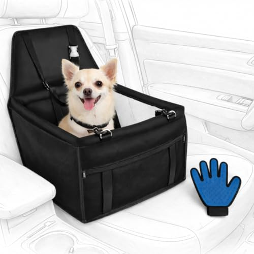 PETATIX Transportín Coche Perro Gato, Reforzado e Impermeable, con Manopla