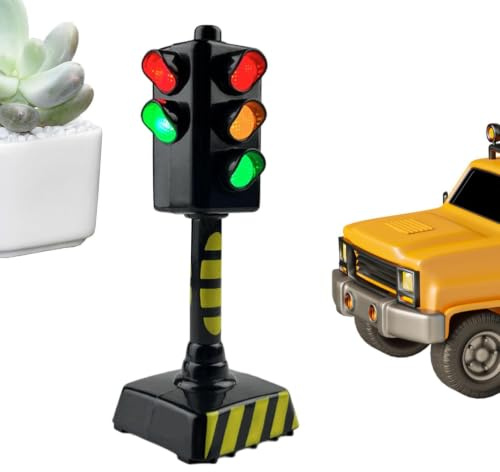 Stoppför barn, barnkammare Pedagogiskt trafiksignal med blinkande och | Trafiksignal leksaksmodell för Sovrummet, Klassrummet, Fest, , Barnkammare och Förskoleklass