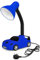 Racing Car Desk Lamp Flexible Blue and Black with LED Golf Ball Bulb 4w