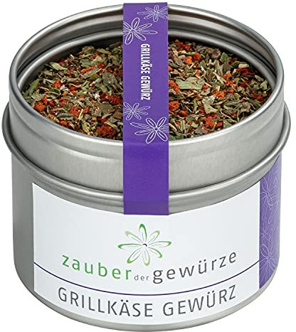 Zauber der Gewürze Grillkäse Gewürz – Gewürzmischung für köstlichen Ofen- und Grillkäse, ideal für Halloumi, Schafskäse oder Ziegenkäse, 35 g