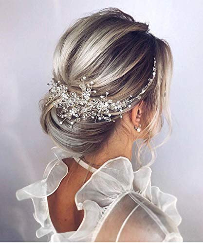 Deniferymakeup, Kristall-Brautschmuck, Haarschmuck, Brauthaarkamm, Hochzeits-Kopfschmuck, Hochzeits-Haarschmuck, Mädchen, female