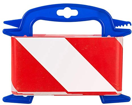 DEMA Absperrband 50m rot/weiß Flatterband Warnband Trassenband Signalband Sperrband
