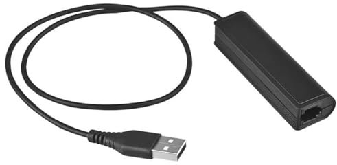USB Plug Computer PC Laptop To RJ9 Female Adapter For Headset Work With Avaya Nortel Nt Yealink Viop POE NEC Mitel Office Desktop IP Telephone Phone Skype MSN Video Phone App Conference Work From Home